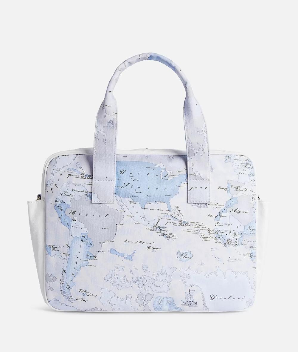 Alviero martini 1a classe Borsa per il cambio Geo Lord Azzurro Italy