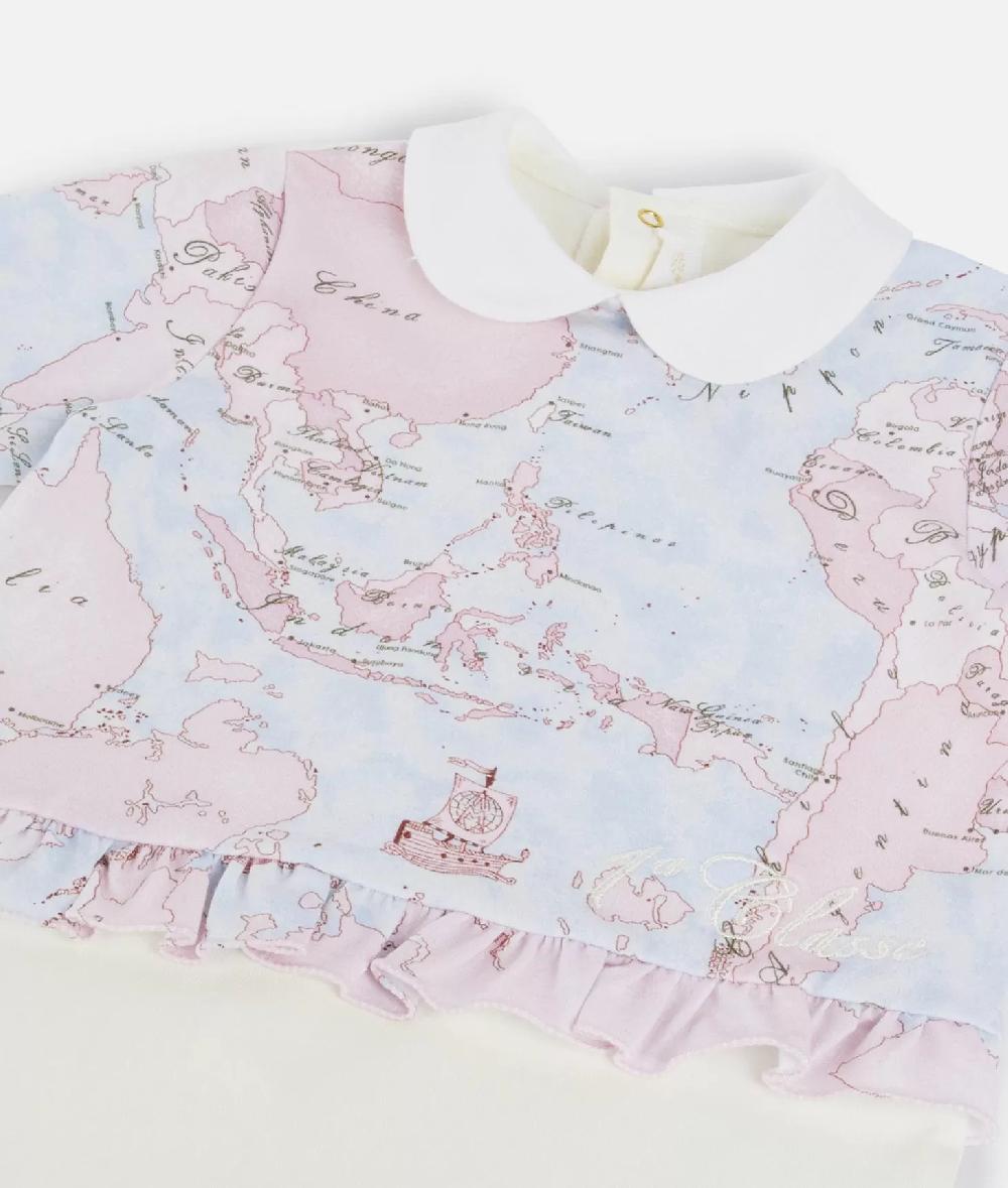 Alviero martini 1a classe Tutina in cotone Geo Lady Rosa Vendita