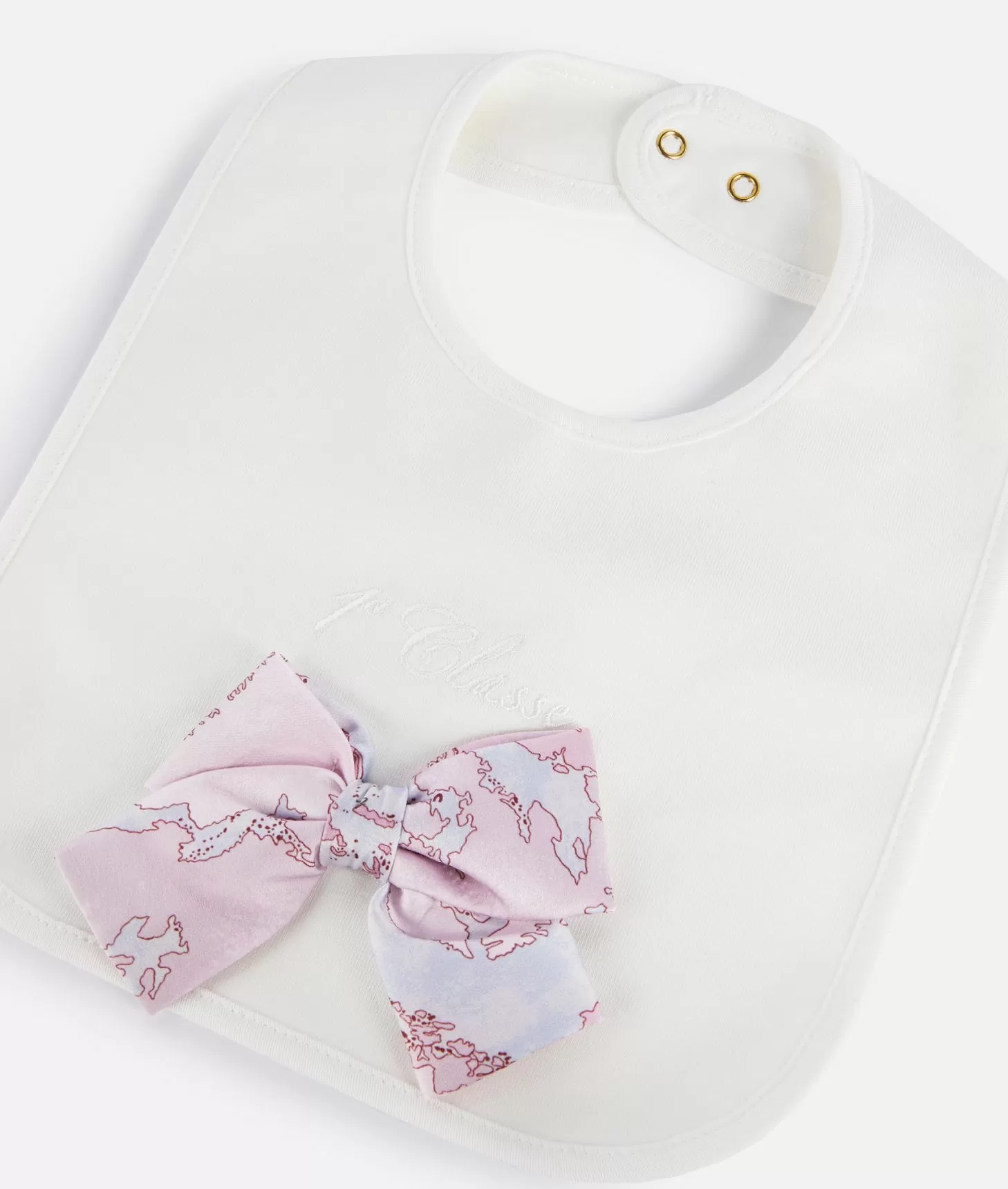 Alviero martini 1a classe Bavaglino in cotone con fiocco Geo Lady Rosa Soddisfazione Garantita