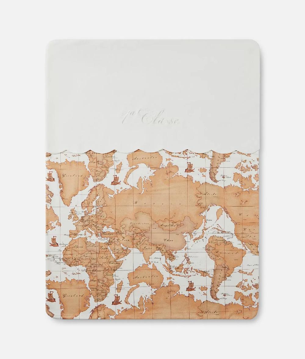 Alviero martini 1a classe Copertina con mappa Geo Classic Panna Consegna Veloce