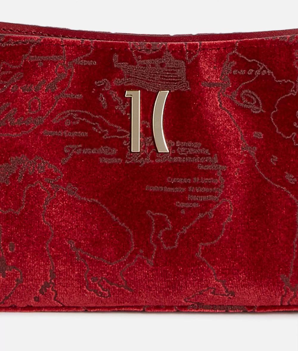 Alviero martini 1a classe Moments Bag pochette con tracolla e catena Rosso Offerte