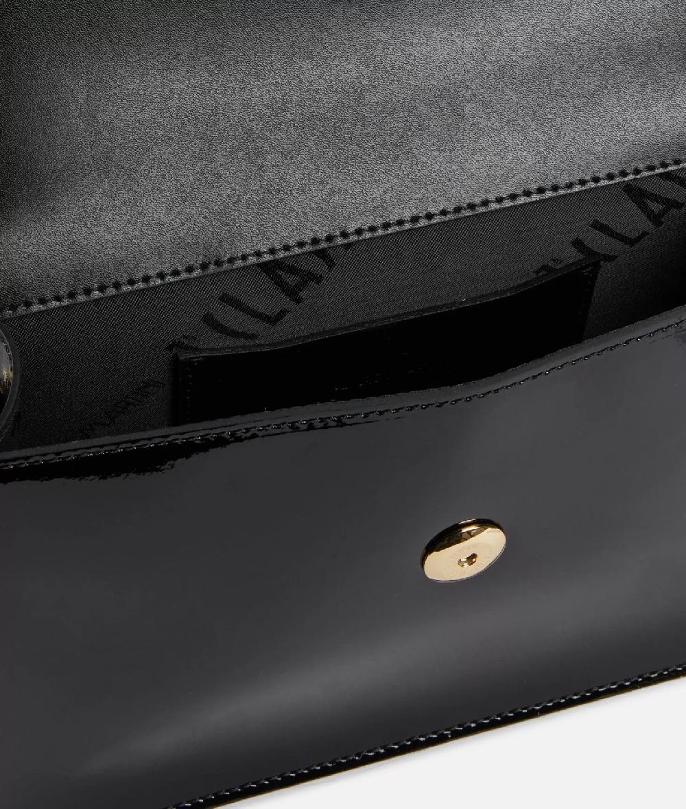 Alviero martini 1a classe Winter Spirit tracollina con patta in vernice Nera Negozio