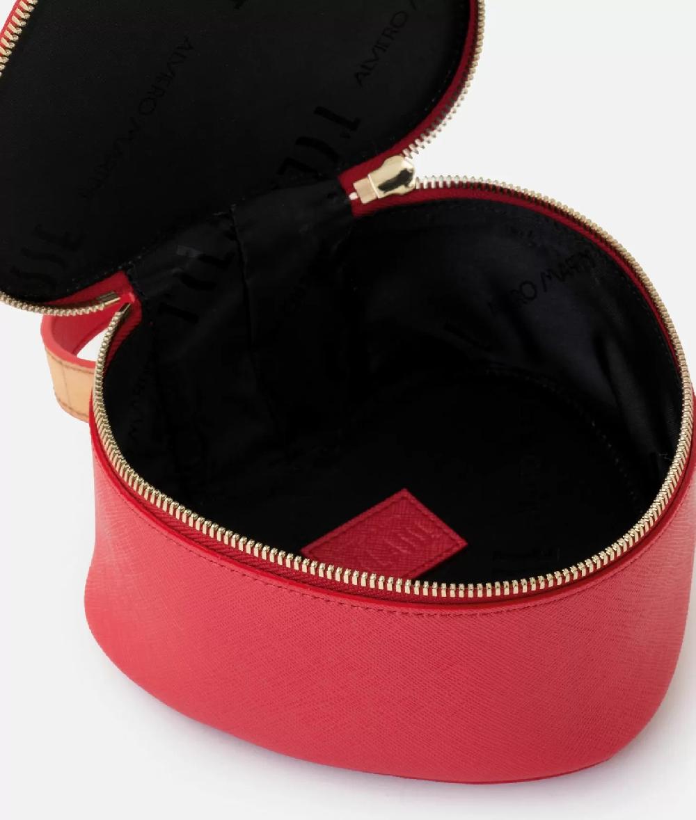 Alviero martini 1a classe Flying City beauty case a cuore Rosso Perlato Nuova