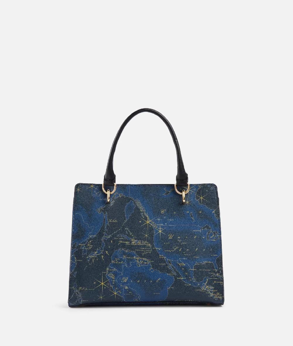 Alviero martini 1a classe Geo Midnight borsa a mano con tracolla Blu Notte Pezzi Unici