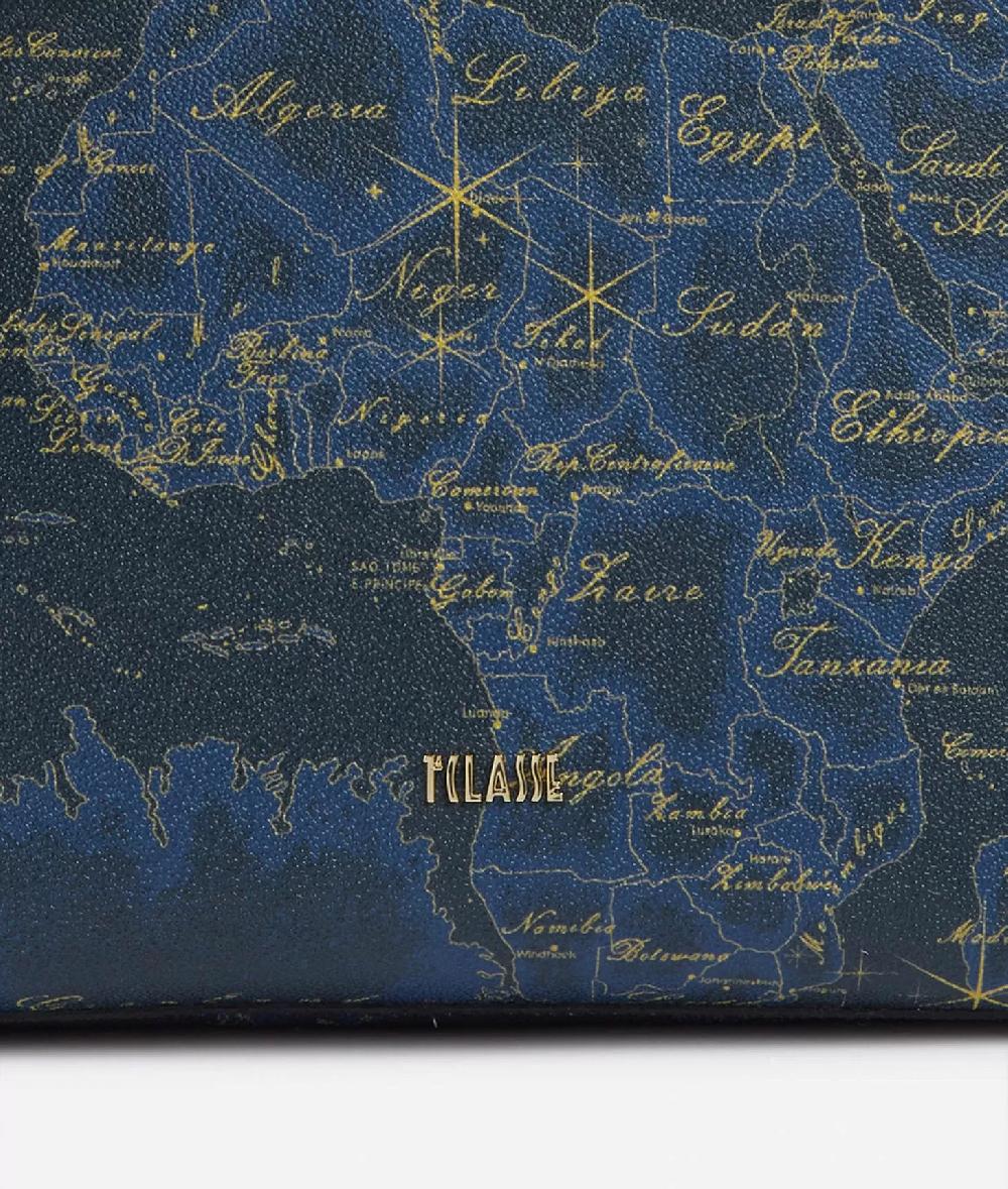 Alviero martini 1a classe Geo Midnight borsa a mano con tracolla Blu Notte Pezzi Unici