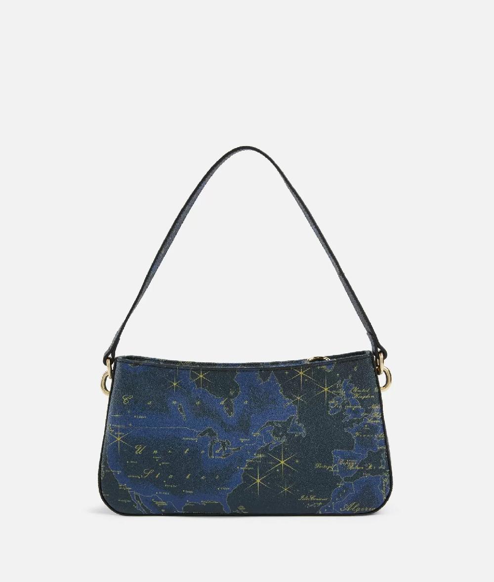 Alviero martini 1a classe Geo Midnight sottospalla con tracolla Blu Notte Soddisfazione Garantita