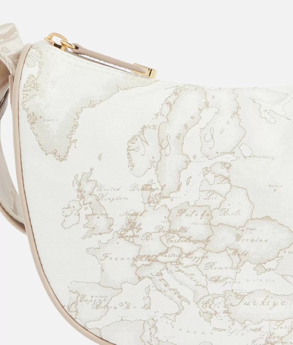 Alviero martini 1a classe Geo Soft White tracolla a mezzaluna piccola Shopping Online