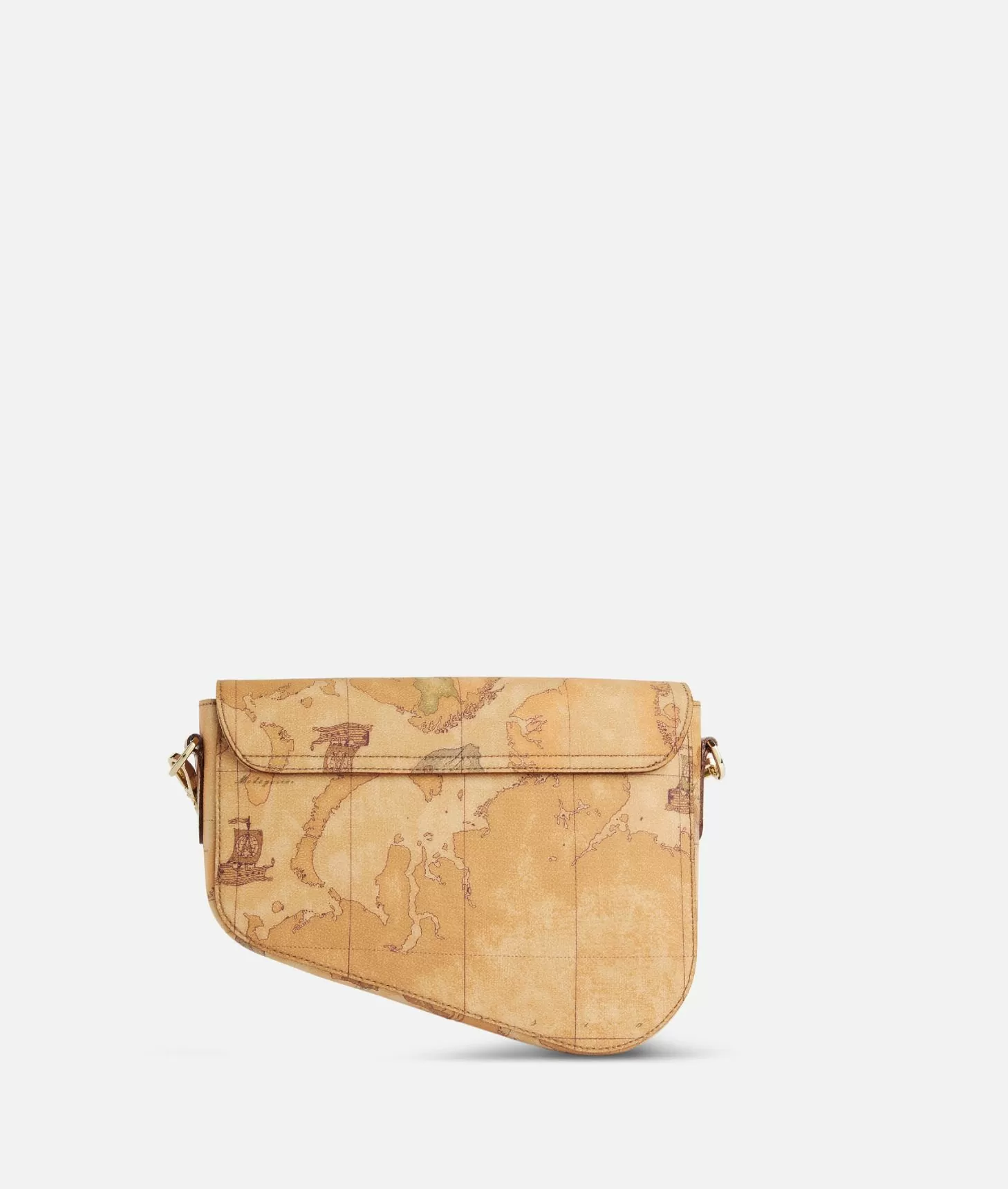 Alviero martini 1a classe Borsa a tracolla con patta in tessuto stampa Geo Classic Naturale Vendita Economica