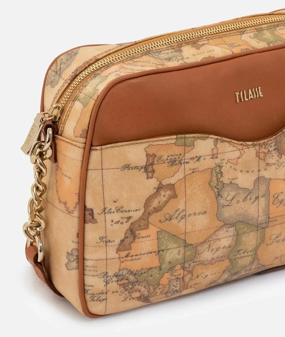 Alviero martini 1a classe Geo Classic borsa a tracolla grande In Saldo