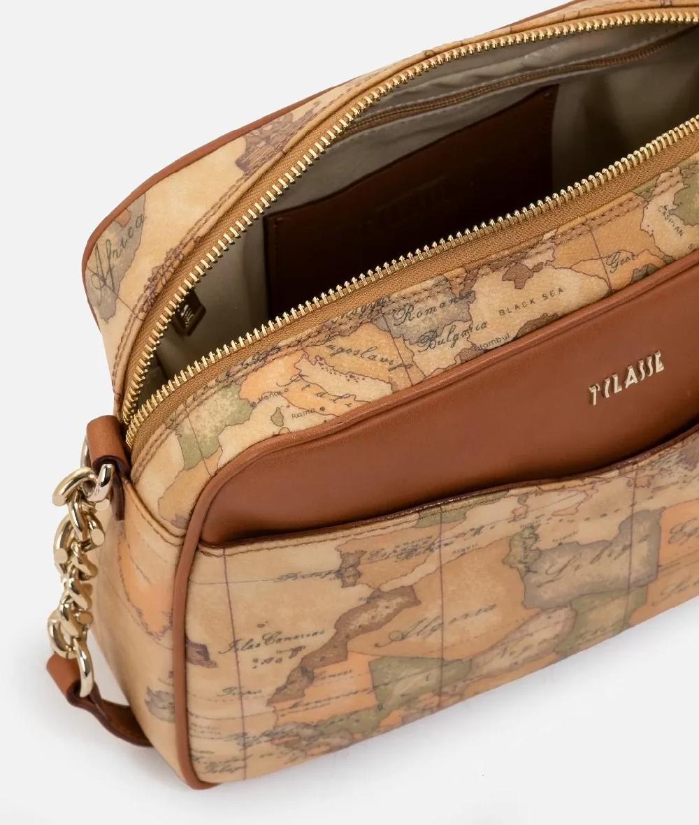Alviero martini 1a classe Geo Classic borsa a tracolla grande In Saldo