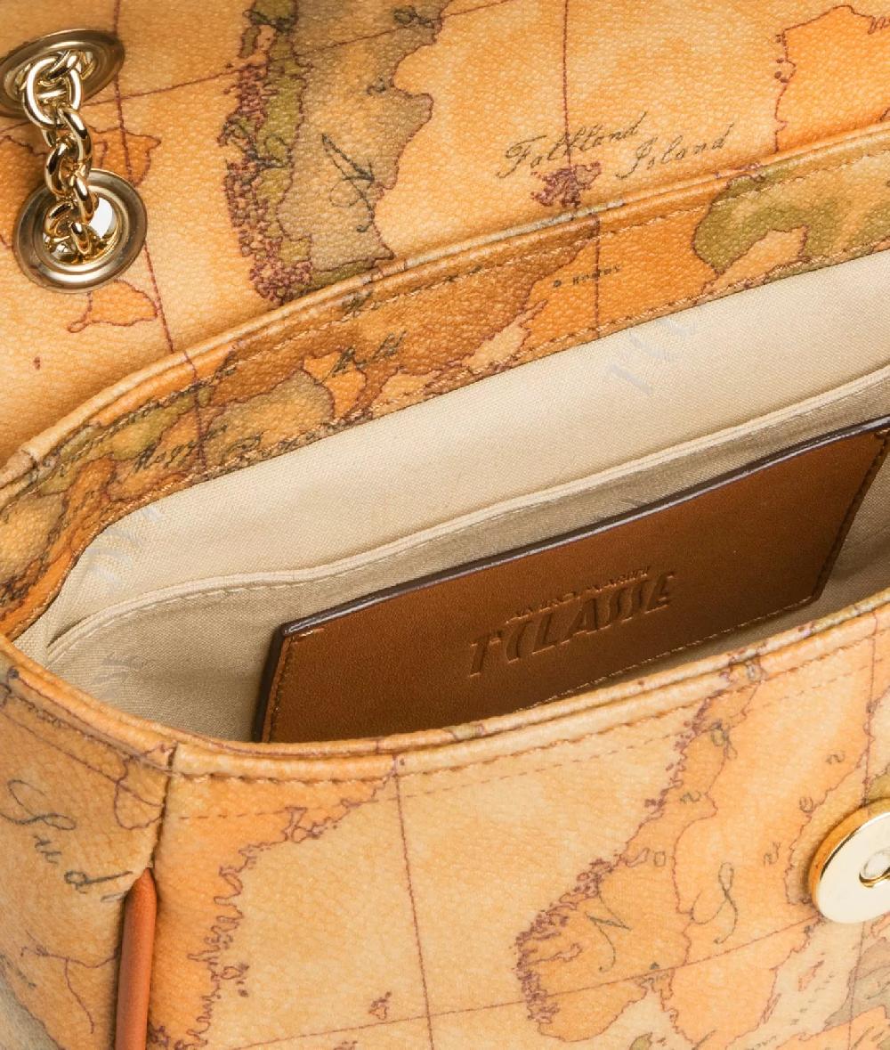 Alviero martini 1a classe Geo Classic Borsa piccola con lettering Moda