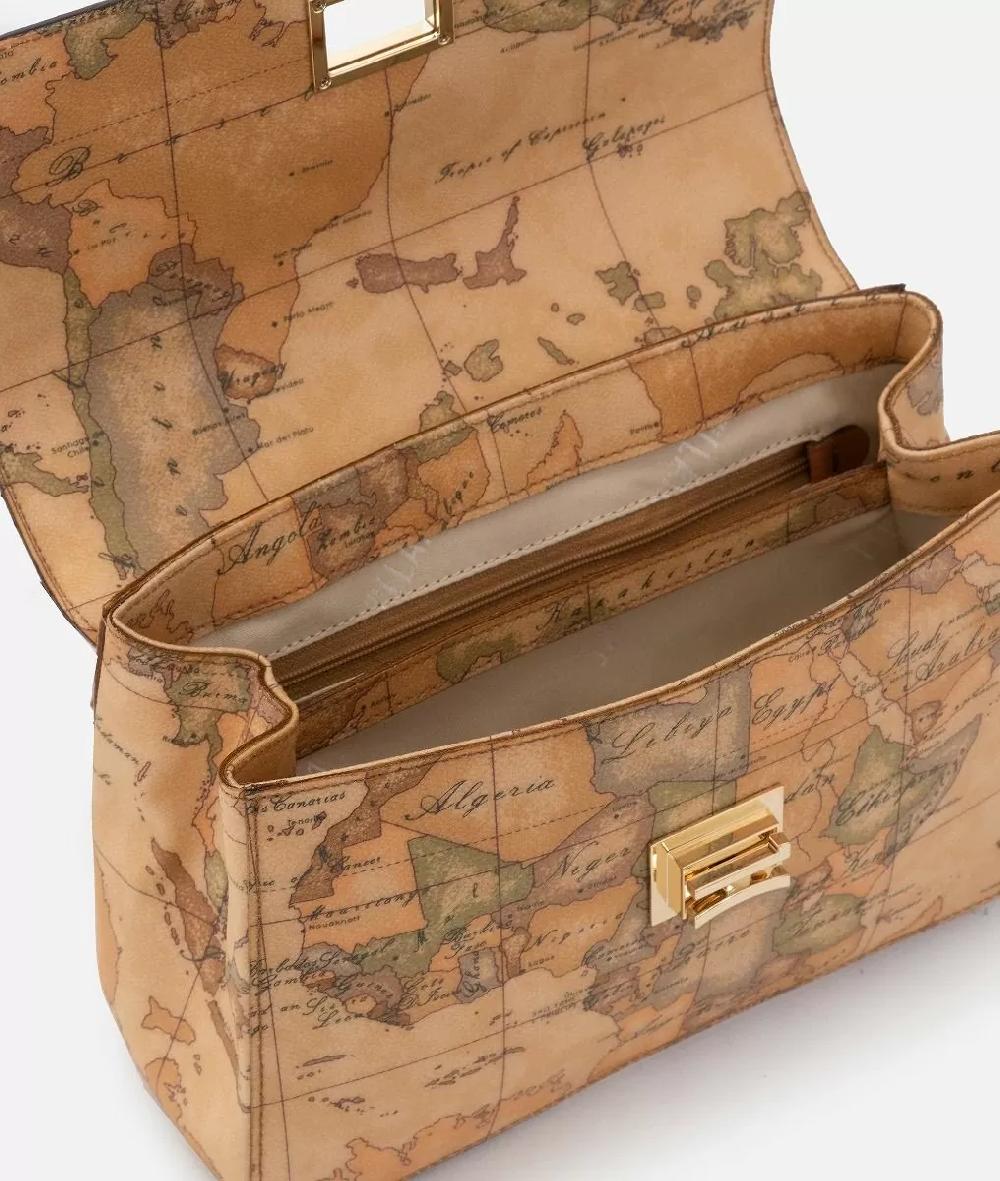 Alviero martini 1a classe Geo Classic tracolla con patta Italy