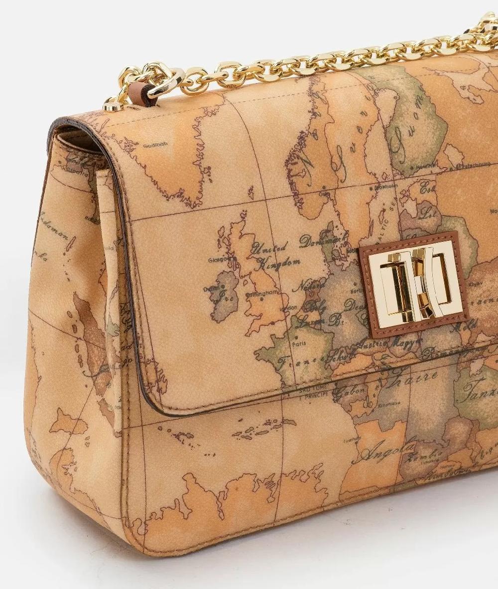 Alviero martini 1a classe Geo Classic tracolla con patta Italy
