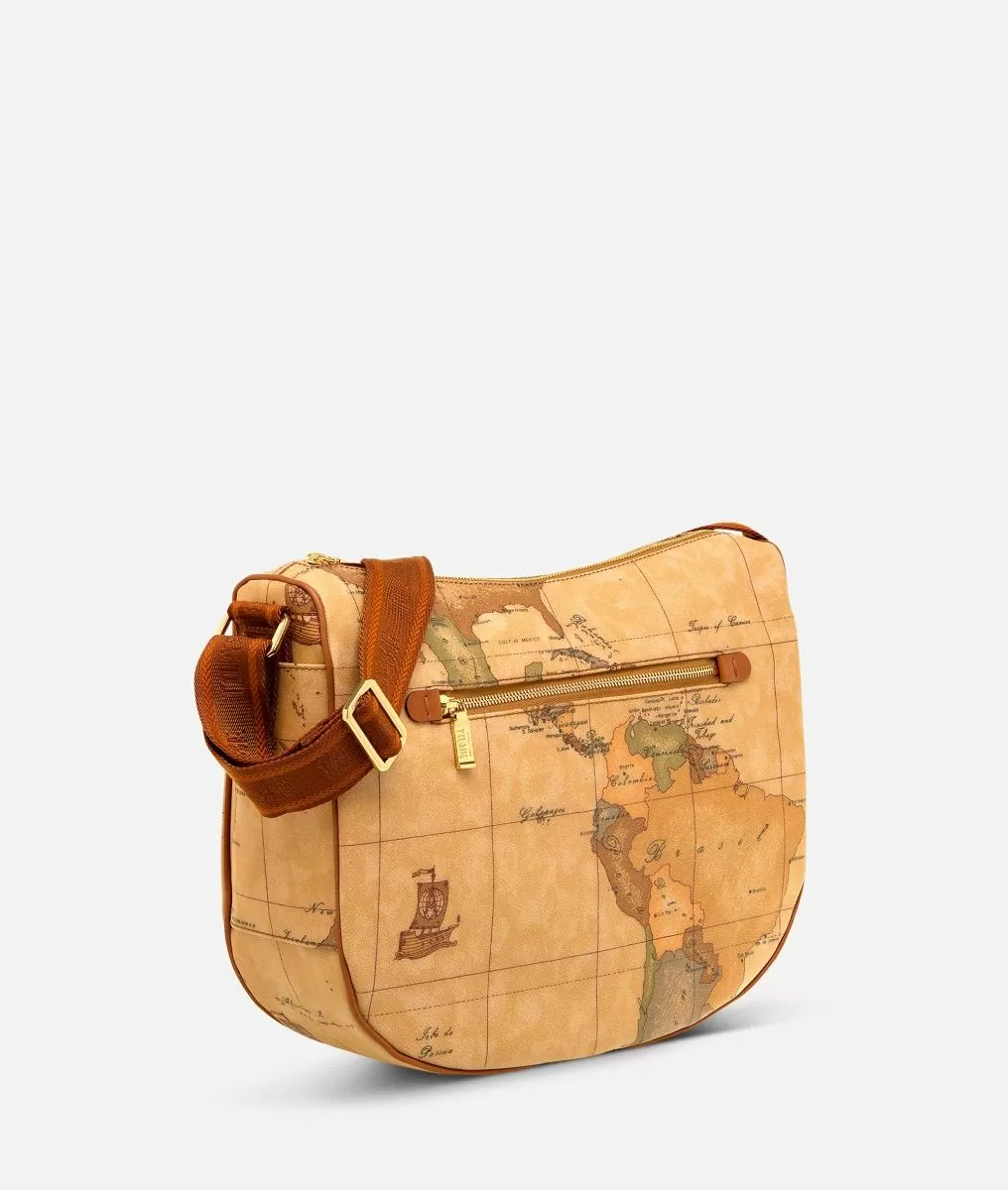 Alviero martini 1a classe Geo Classic Borsa media a mezzaluna Qualità