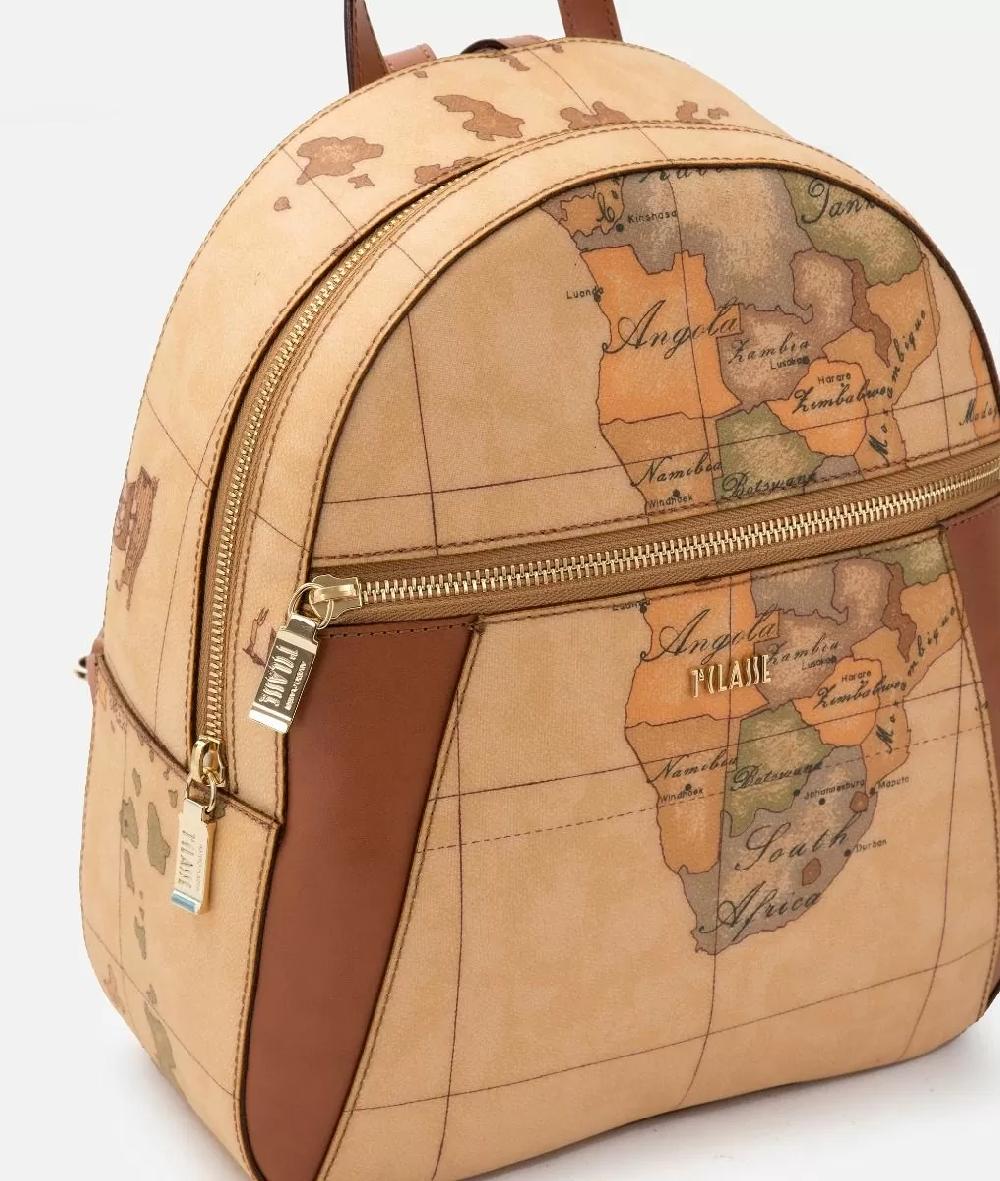 Alviero martini 1a classe Geo Classic zaino con inserti frontali in pelle Qualità Garantita