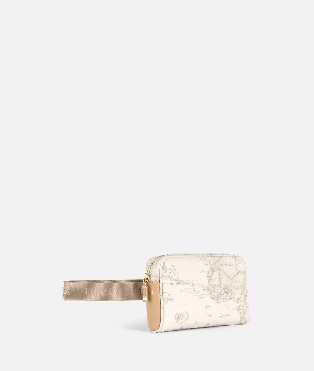 Alviero martini 1a classe Geo White Marsupio con cintura a nastro Consegna Veloce