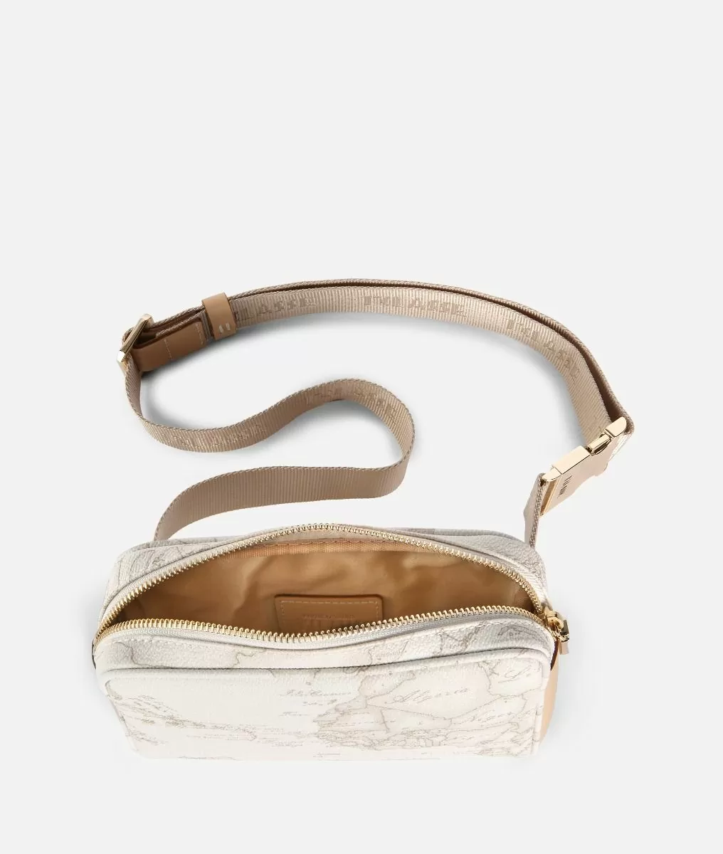 Alviero martini 1a classe Geo White Marsupio con cintura a nastro Consegna Veloce