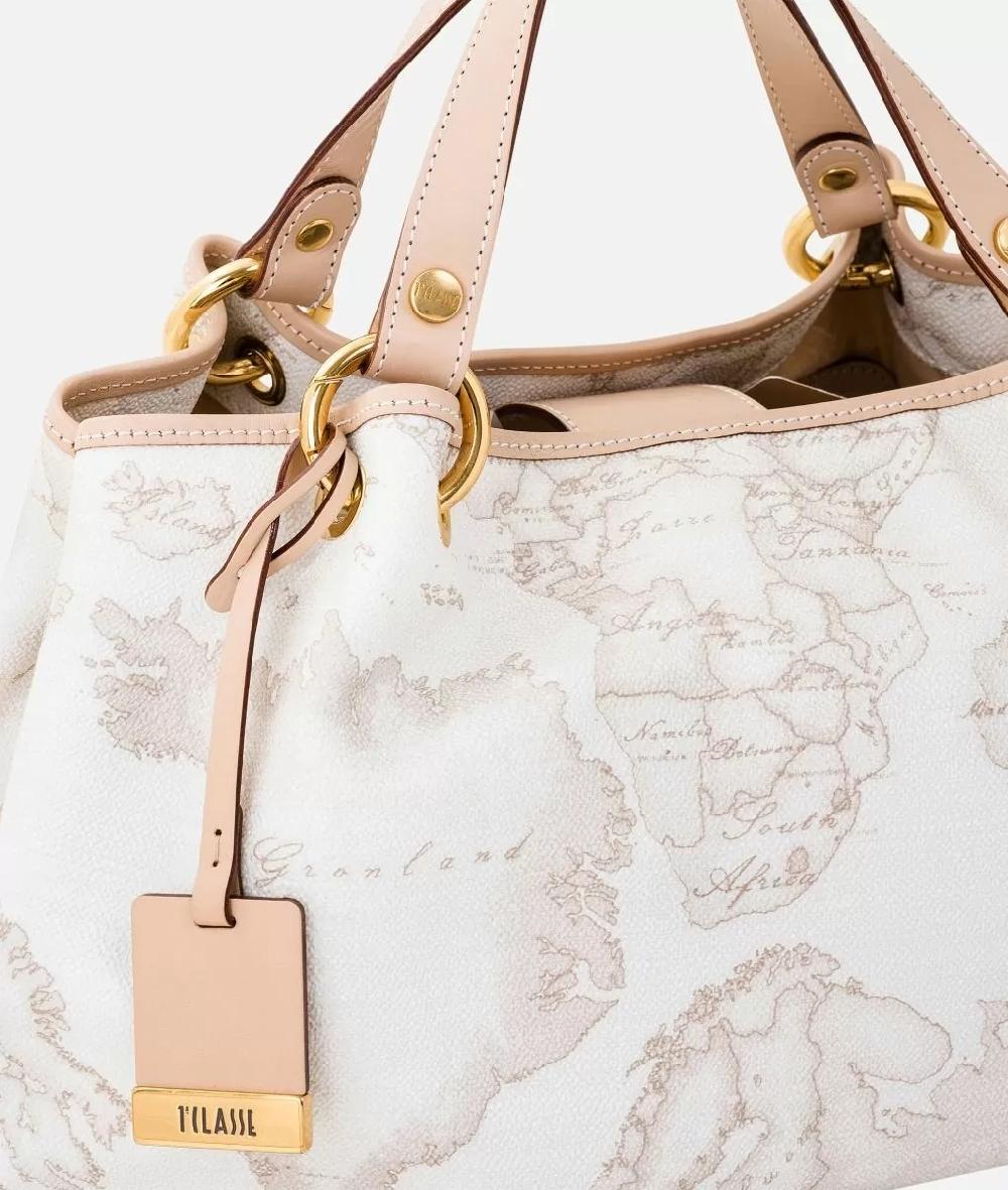 Alviero martini 1a classe Geo White Borsa media a mano Outlet