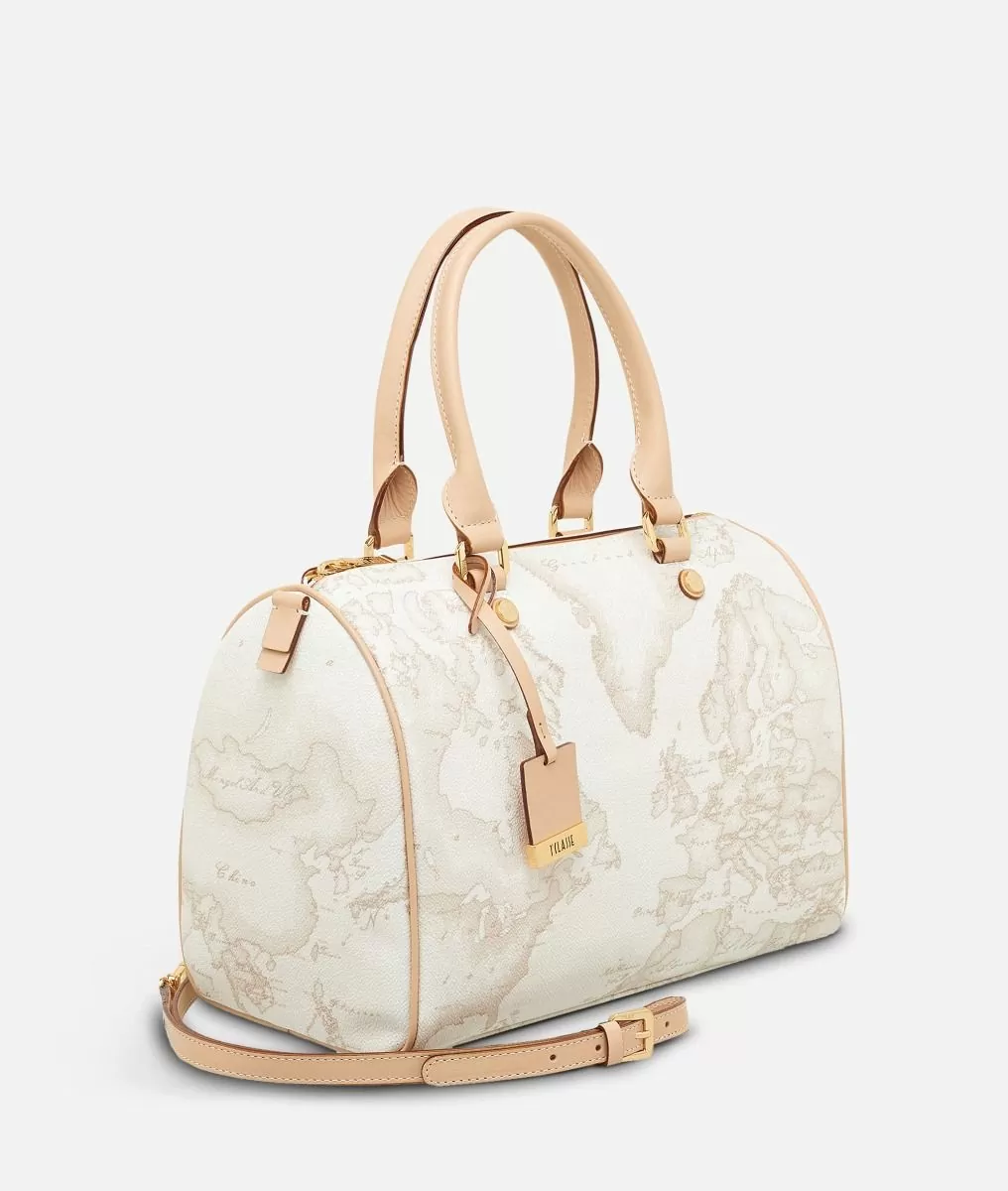 Alviero martini 1a classe Geo White Borsa media a bauletto Saldi