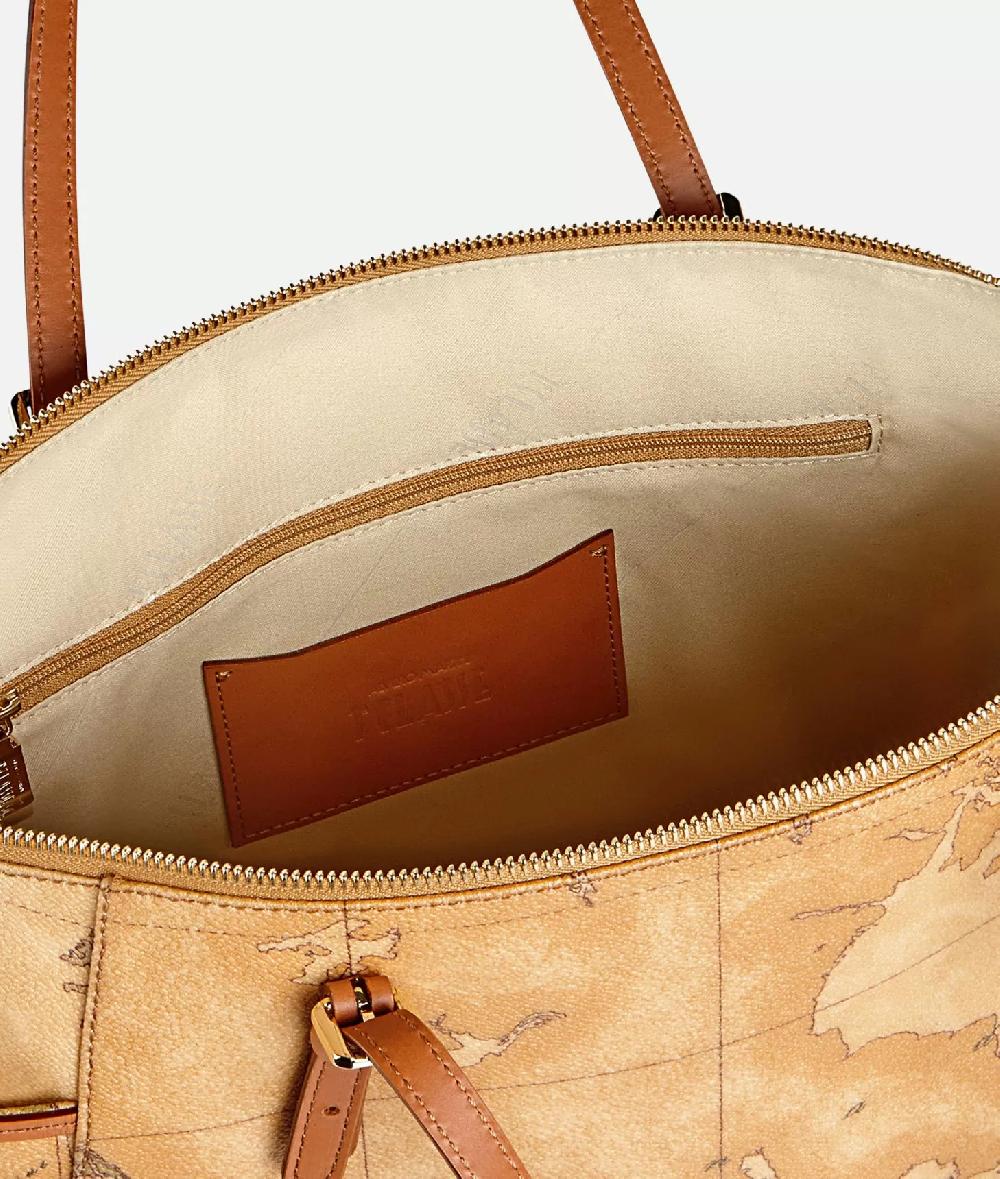 Alviero martini 1a classe Geo Classic Borsa shopping grande Comprare a buon mercato