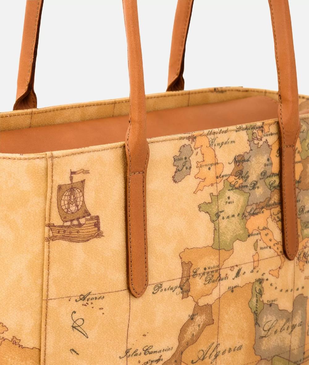 Alviero martini 1a classe Geo Classic Borsa shopping media Vendite Flash