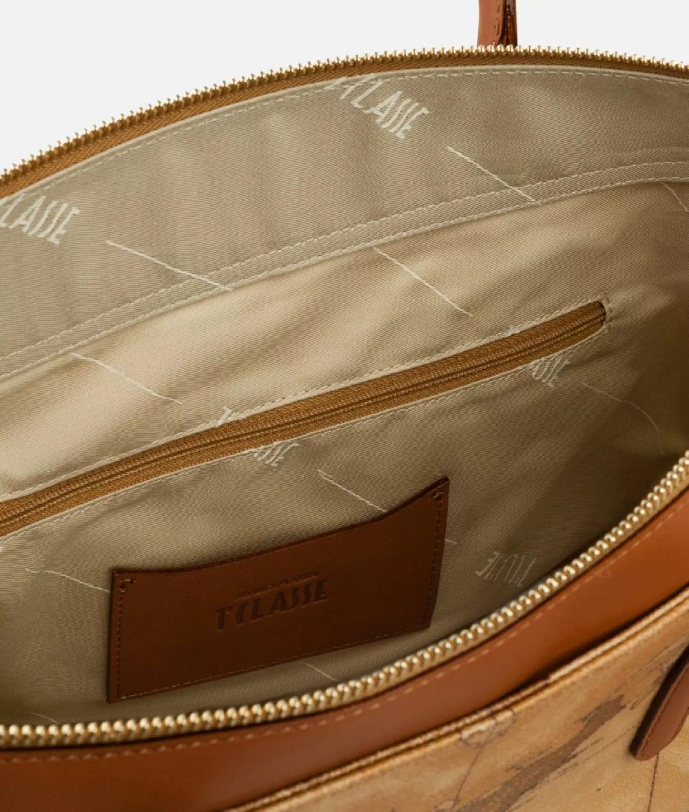 Alviero martini 1a classe Geo Classic Borsa shopping media Vendite Flash