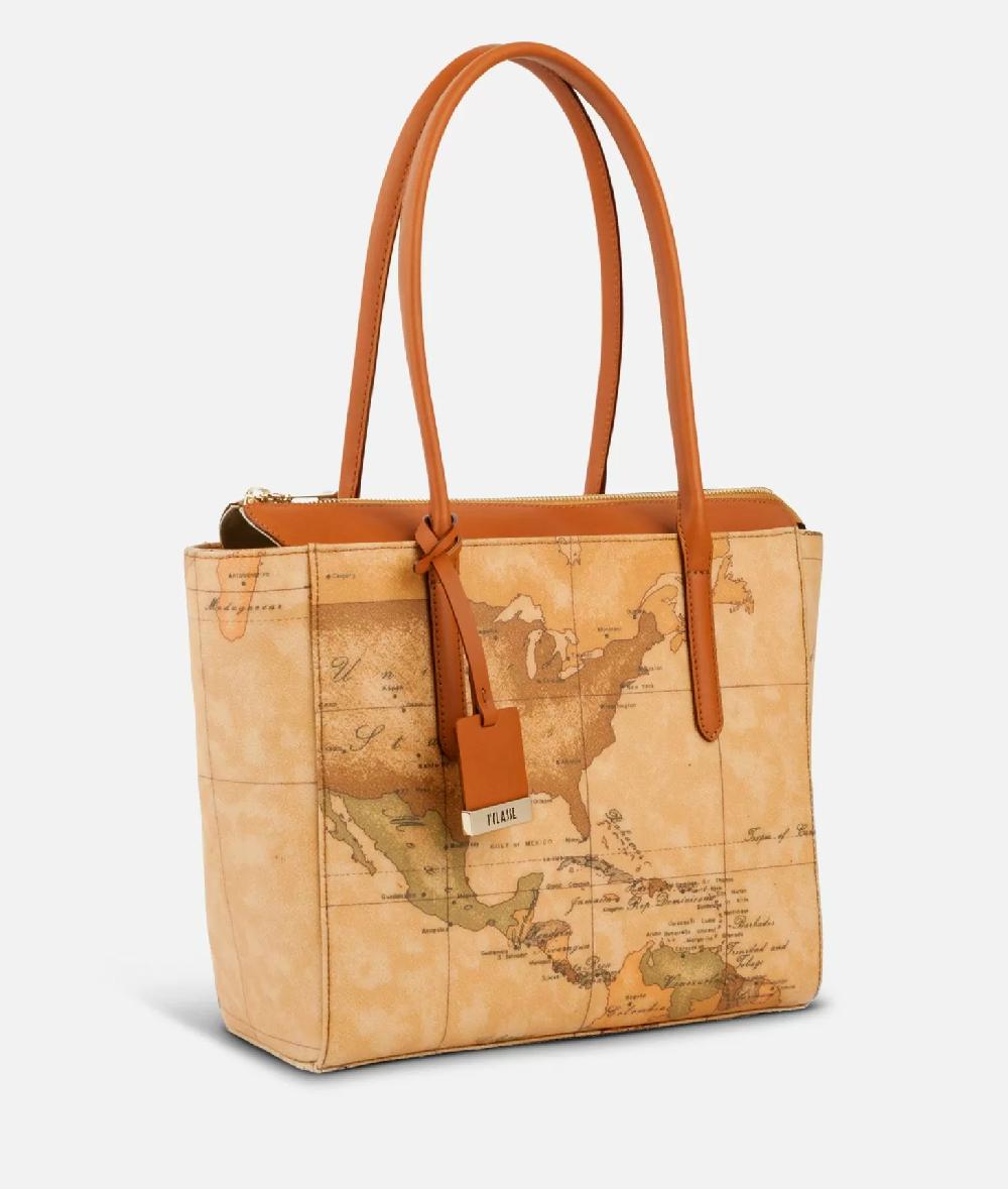 Alviero martini 1a classe Geo Classic Borsa shopping media Vendite Flash