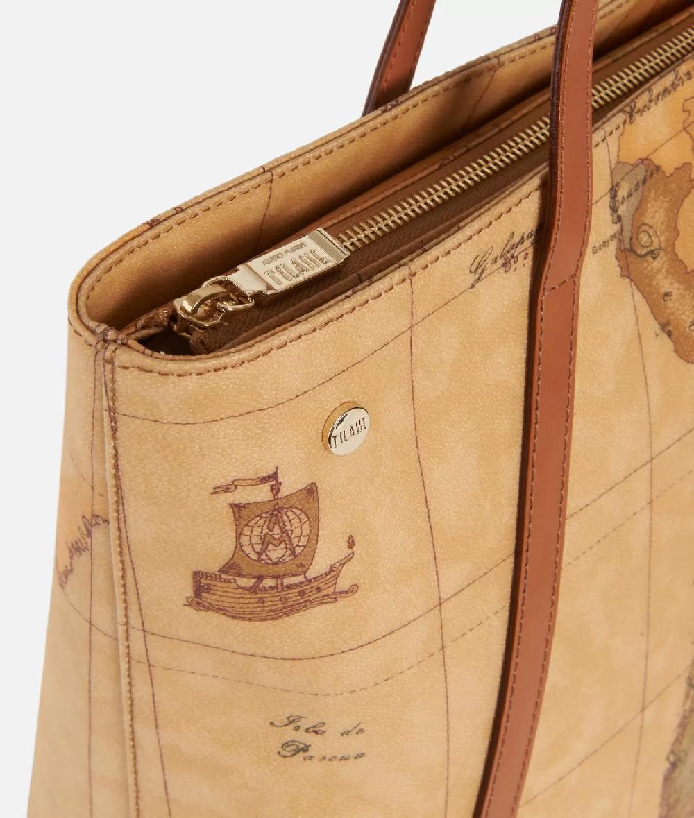Alviero martini 1a classe Geo Classic Shopping bag con borchiette grande Negozio