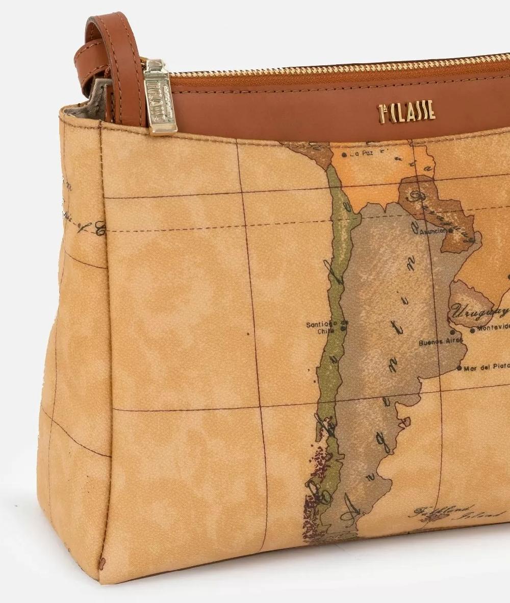 Alviero martini 1a classe Geo Classic borsa a tracolla grande Smaltimento dello stoccaggio