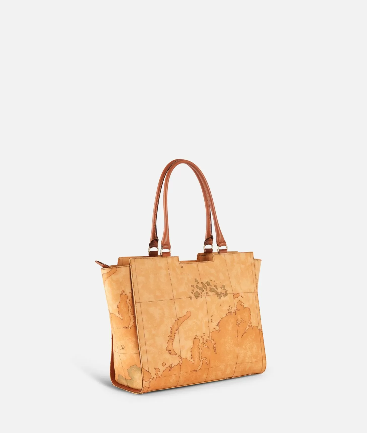 Alviero martini 1a classe Geo Classic Borsa shopping con banda centrale Rilascio limitato