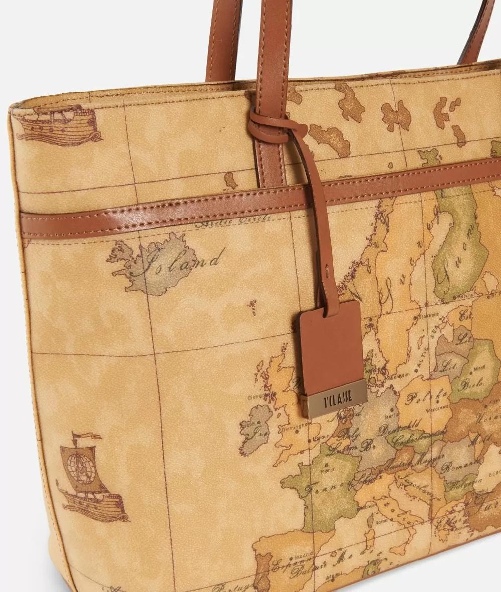 Alviero martini 1a classe Borsa shopping con tasca Ultimi tre giorni