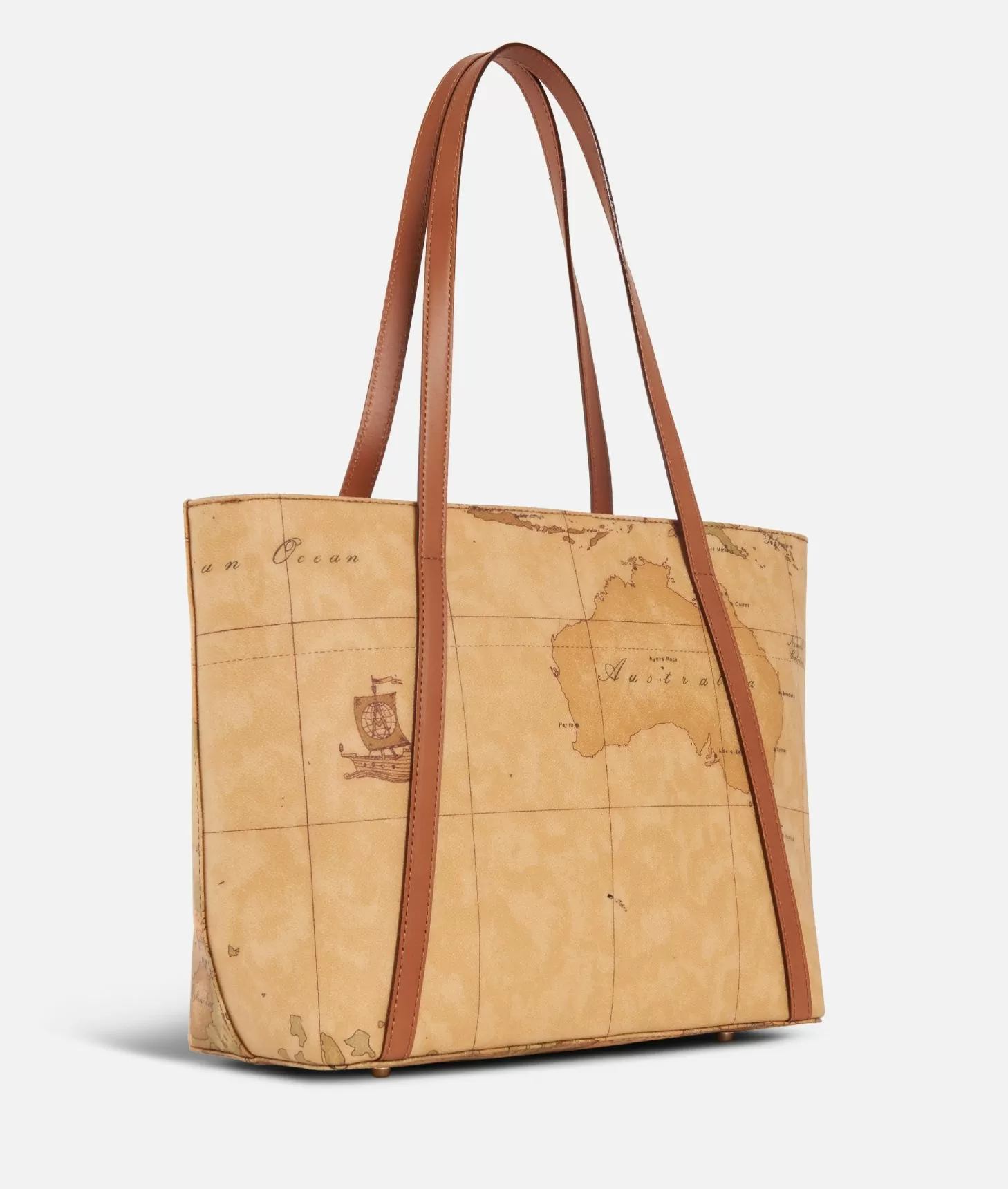 Alviero martini 1a classe Geo Classic Shopping bag con borchiette media ACQUISTA ORA
