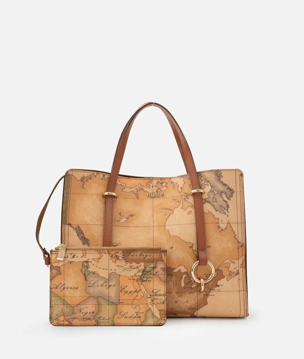 Alviero martini 1a classe Geo Classic borsa shopping sfoderata Latest stili