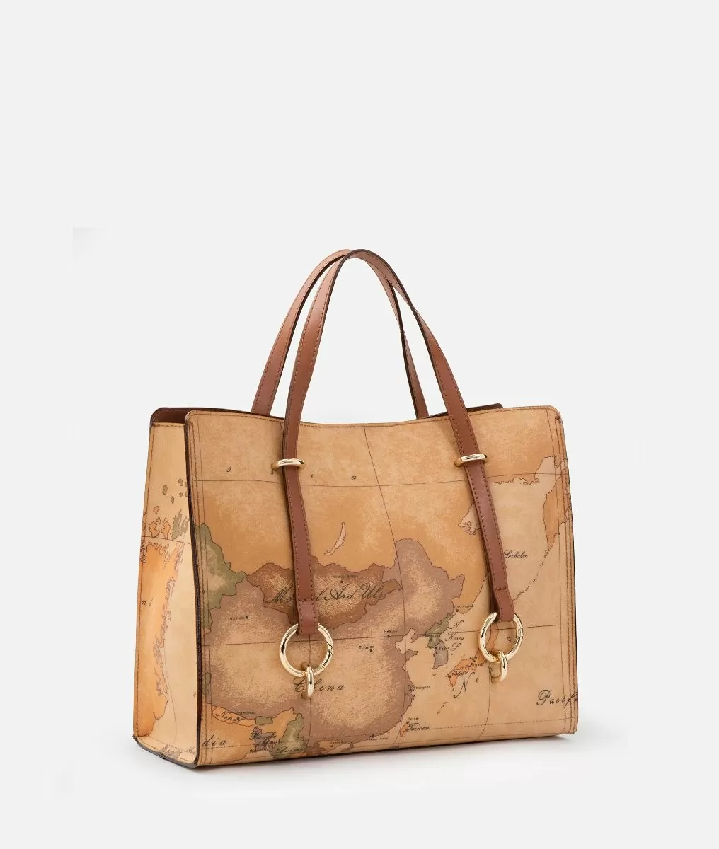 Alviero martini 1a classe Geo Classic borsa shopping sfoderata Latest stili
