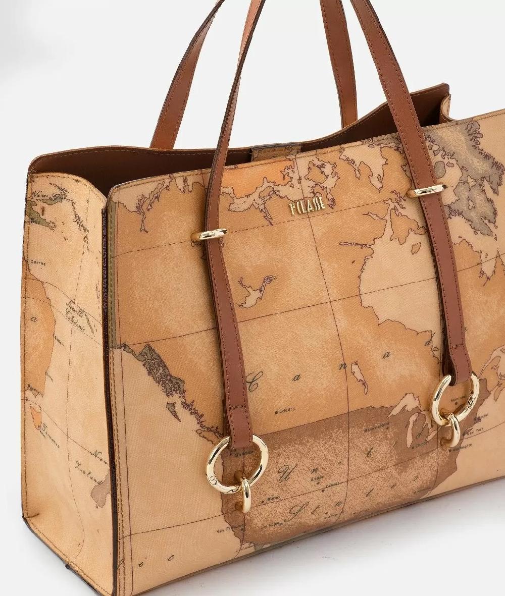 Alviero martini 1a classe Geo Classic borsa shopping sfoderata Latest stili