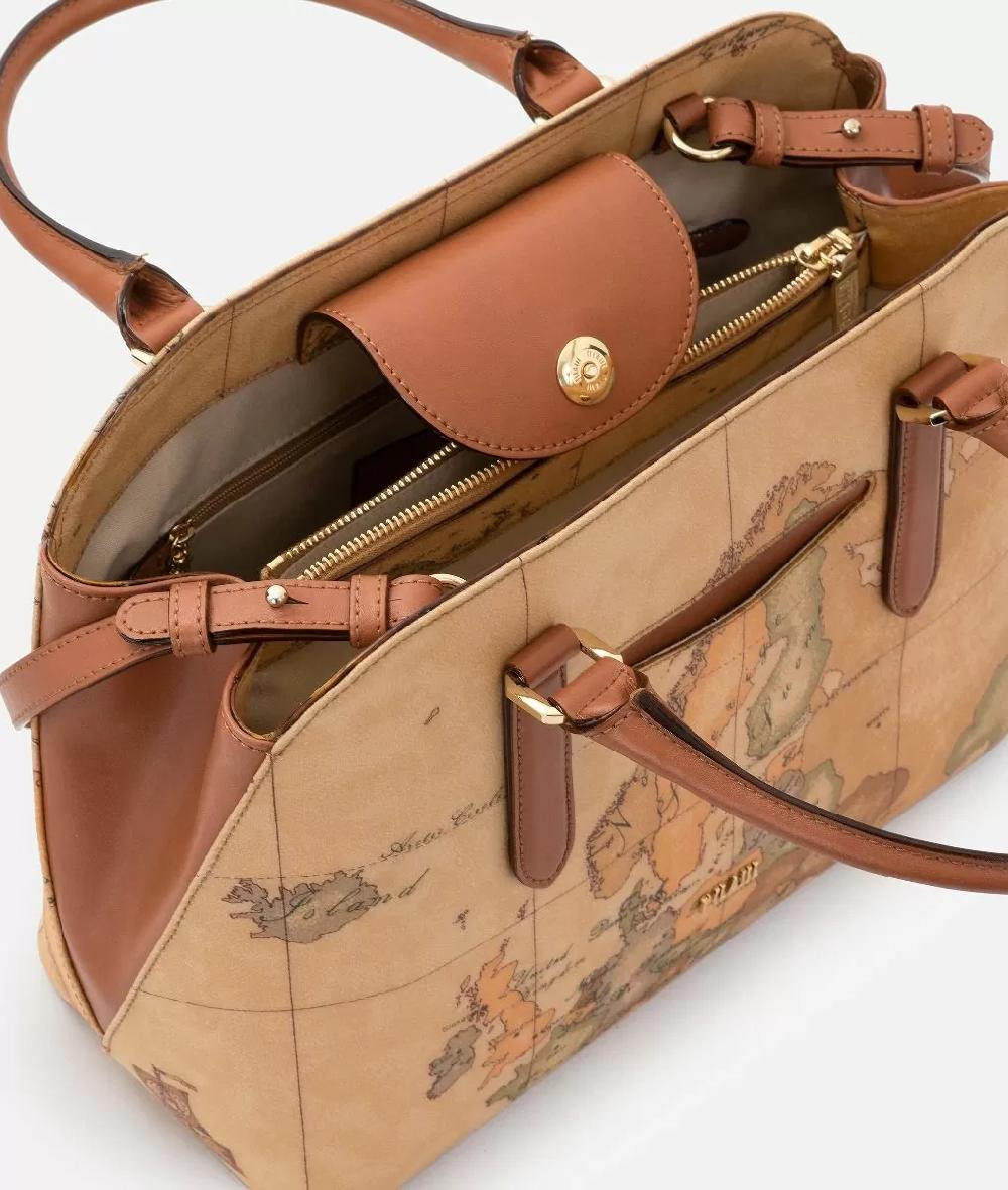 Alviero martini 1a classe Geo Classic borsa a mano con tracolla Fino al 50% di sconto