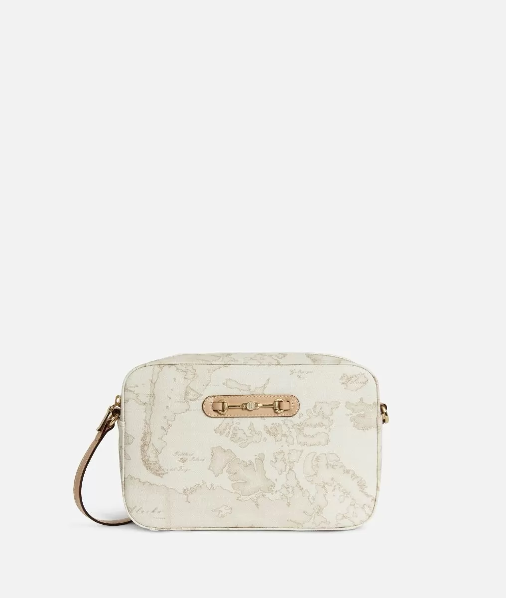 Alviero martini 1a classe Geo White tracolla reporter Only for today