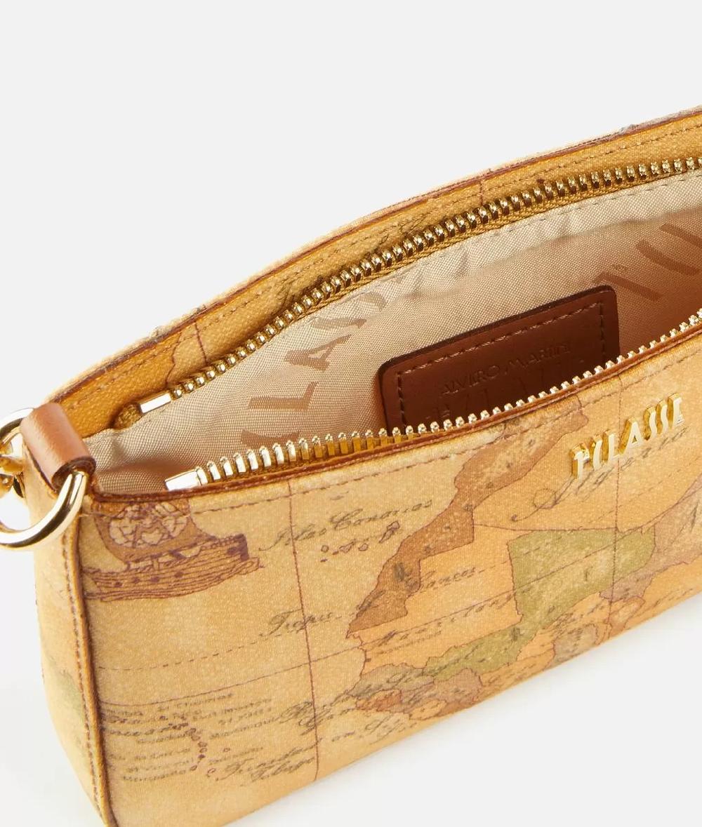 Alviero martini 1a classe Pochette con tracolla in tessuto Geo Classic Naturale Solo un giorno rimasto
