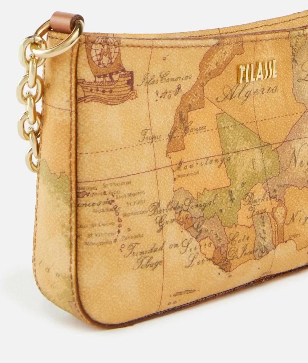 Alviero martini 1a classe Pochette con tracolla in tessuto Geo Classic Naturale Solo un giorno rimasto