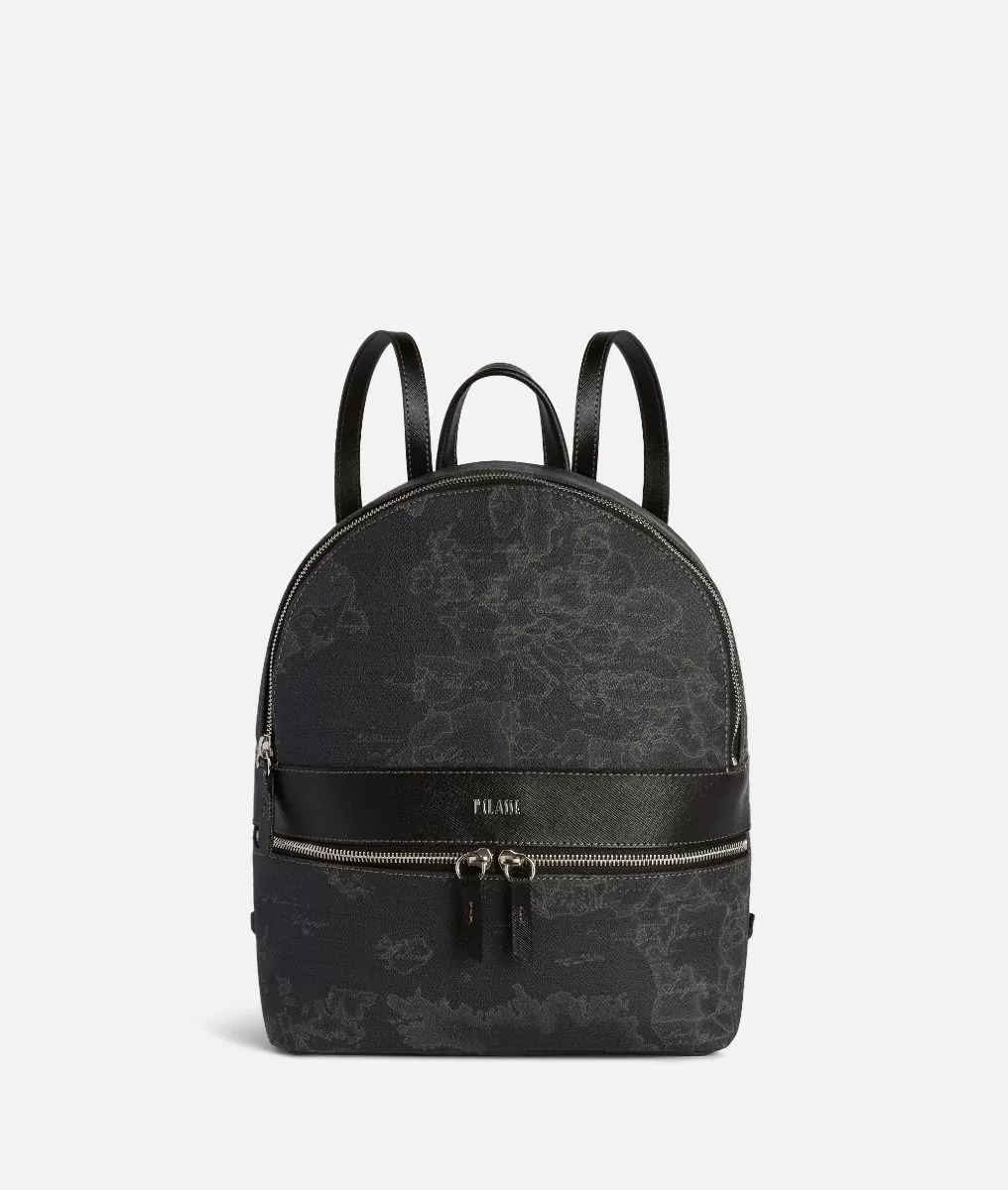 Alviero martini 1a classe Geo Black zaino medio con logo 1A Classe 50% di sconto con spedizione gratuita