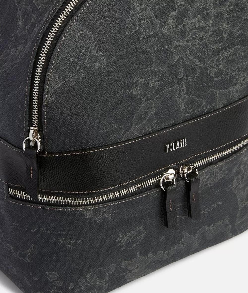 Alviero martini 1a classe Geo Black zaino medio con logo 1A Classe 50% di sconto con spedizione gratuita