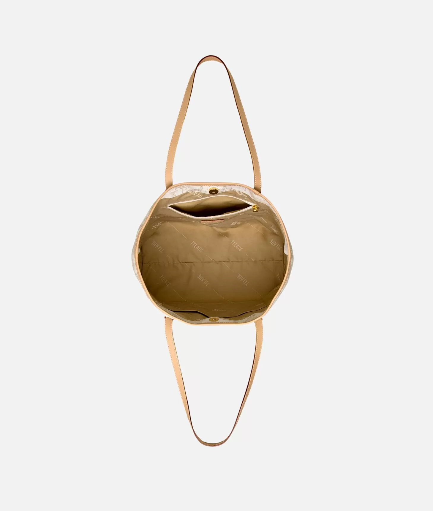 Alviero martini 1a classe Geo White Borsa shopping grande Qualità