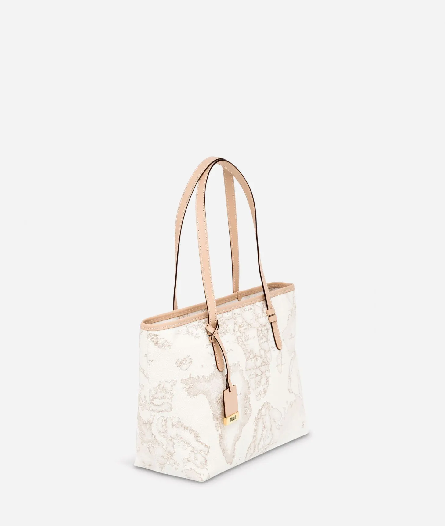 Alviero martini 1a classe Geo White Borsa shopping media Soddisfazione Garantita