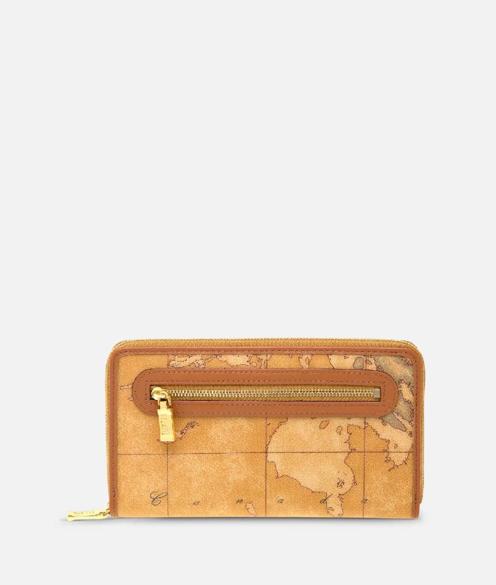 Alviero martini 1a classe Geo Classic Portafogli grande con zip e tasca Prezzo Ridotto