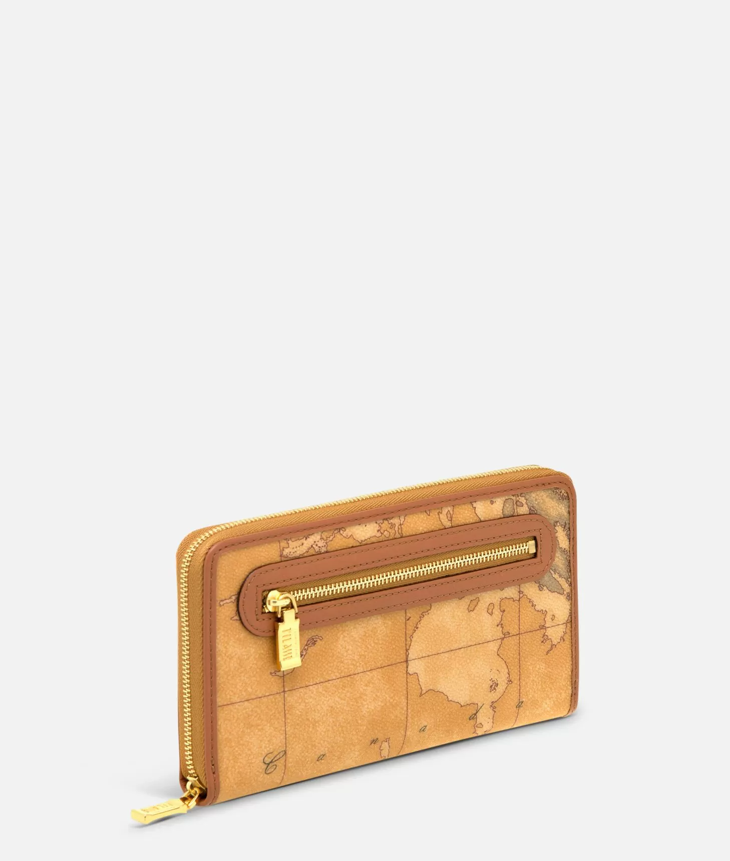 Alviero martini 1a classe Geo Classic Portafogli grande con zip e tasca Prezzo Ridotto