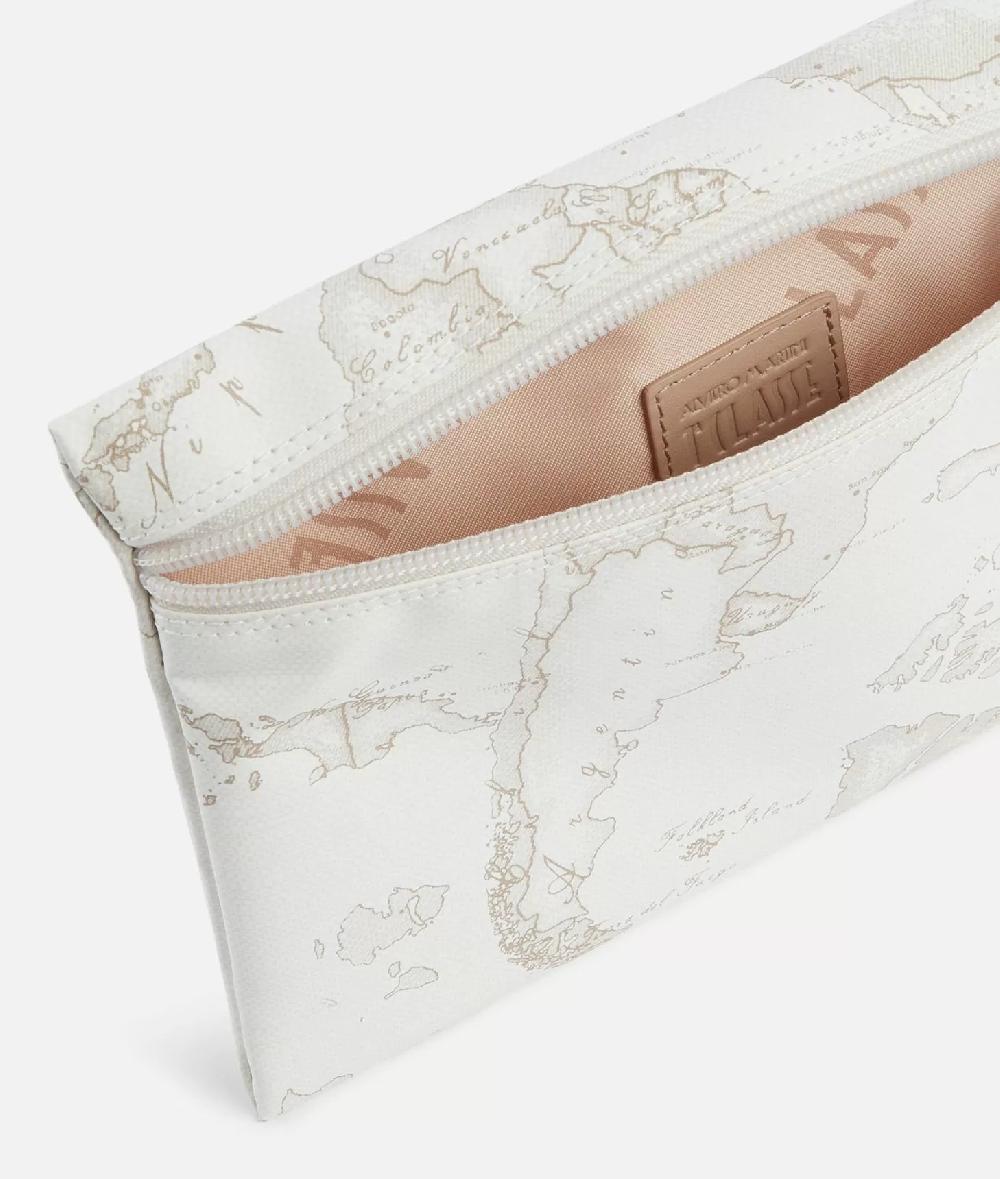 Alviero martini 1a classe Geo Soft White bustina grande rettangolare Moda