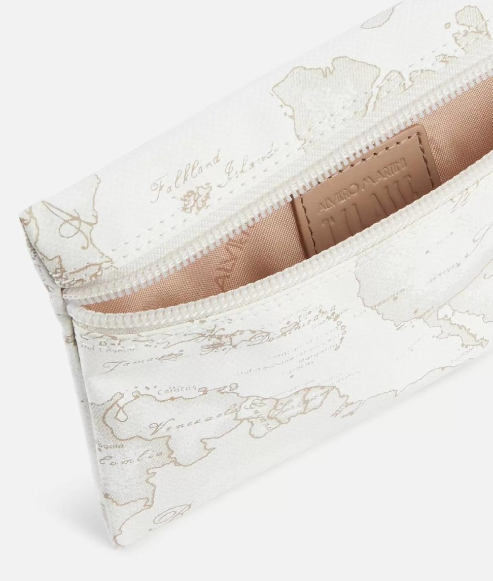 Alviero martini 1a classe Geo Soft White bustina piccola rettangolare Spedizione gratuita