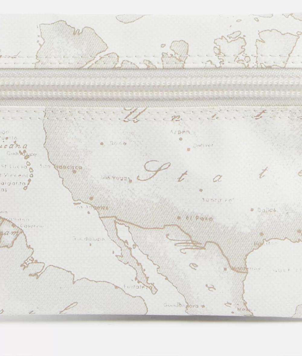 Alviero martini 1a classe Geo Soft White bustina piccola rettangolare Spedizione gratuita
