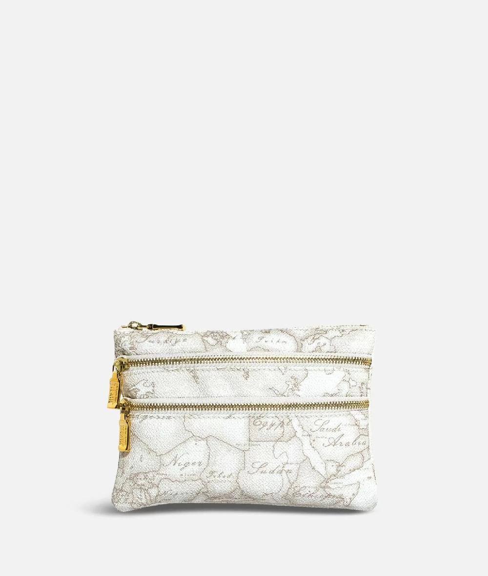 Alviero martini 1a classe Geo White Pochette media con tasche Grande vendita