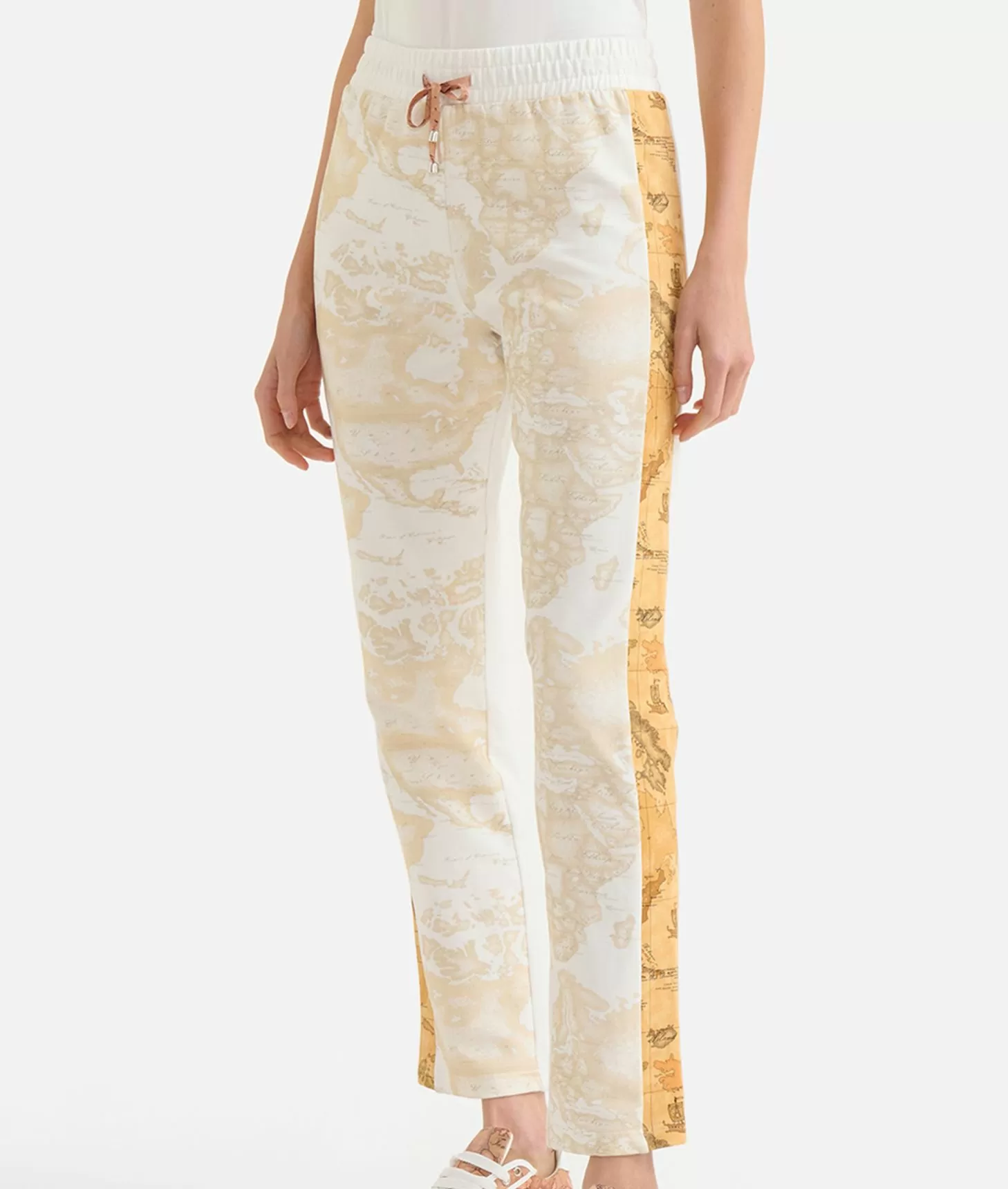 Alviero martini 1a classe Pantaloni in felpa garzata stretch Geo Mix Affare Del Giorno